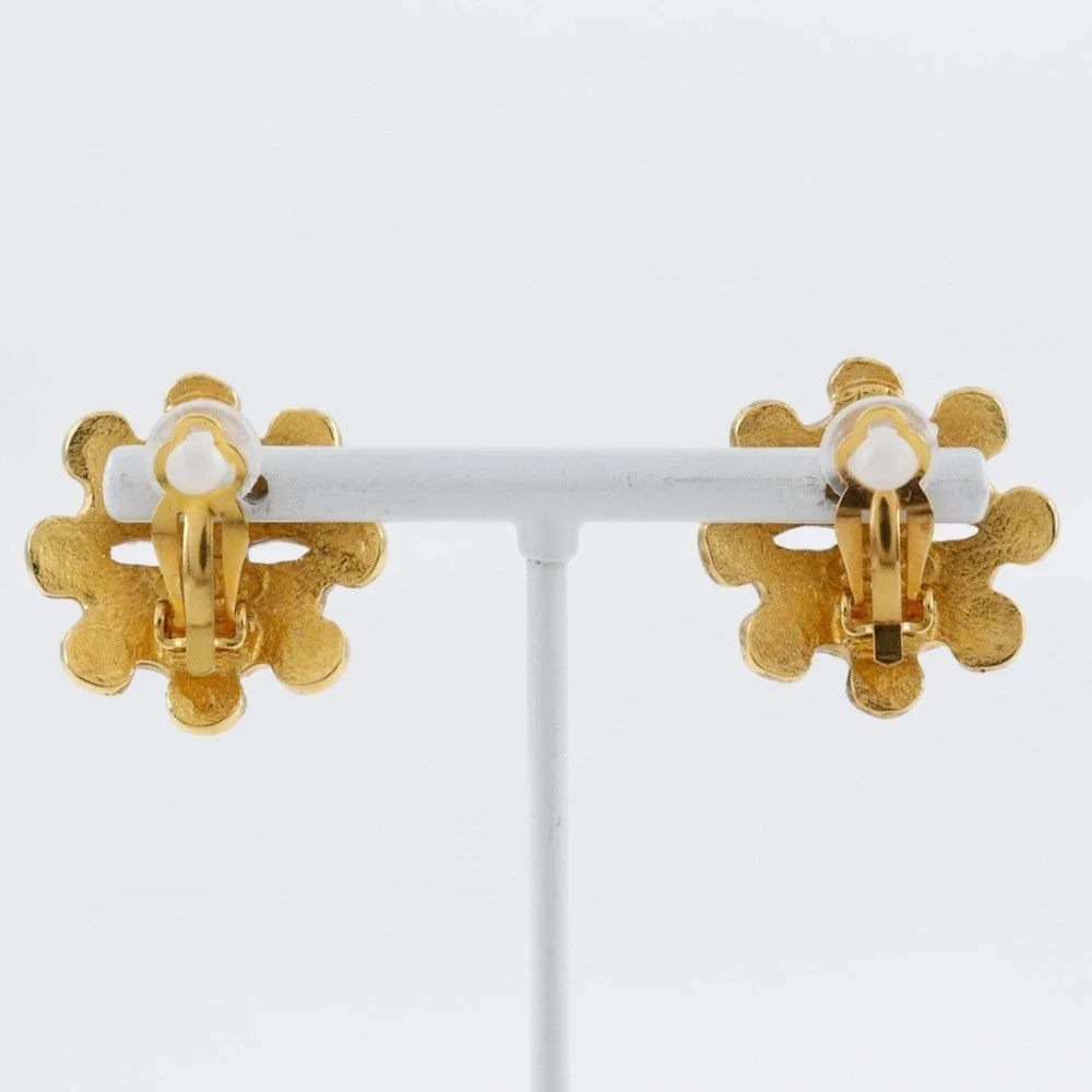 CHANEL Logo Earrings